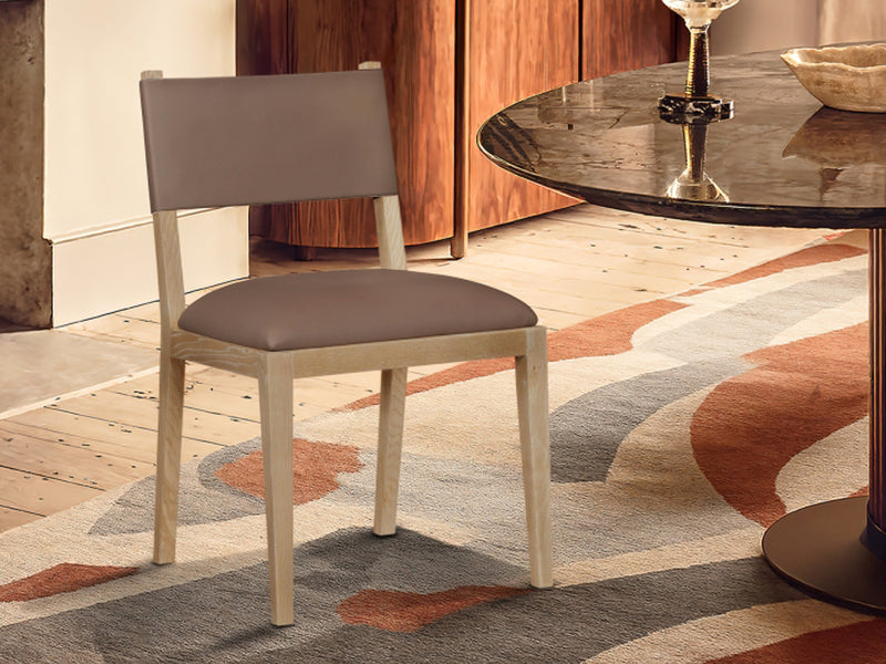 Avon 21.7" Wide Vegan Leather Dining Side Chair (Set of 2)