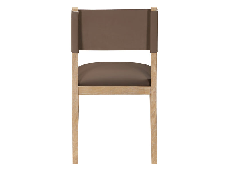 Avon 21.7" Wide Vegan Leather Dining Side Chair (Set of 2)