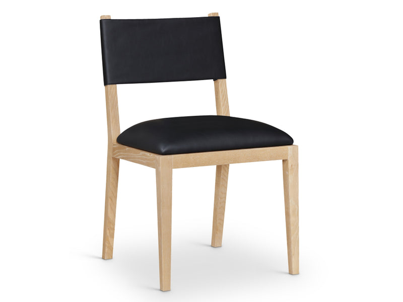 Avon 21.7" Wide Vegan Leather Dining Side Chair (Set of 2)