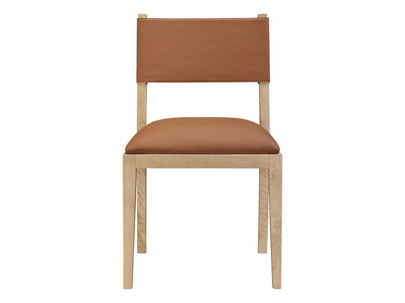 Avon 21.7" Wide Vegan Leather Dining Side Chair (Set of 2)