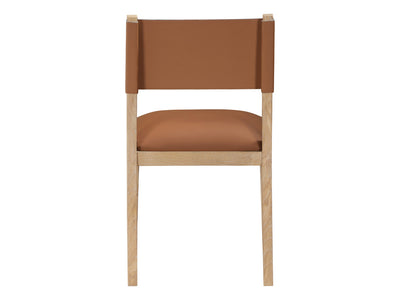 Avon 21.7" Wide Vegan Leather Dining Side Chair (Set of 2)