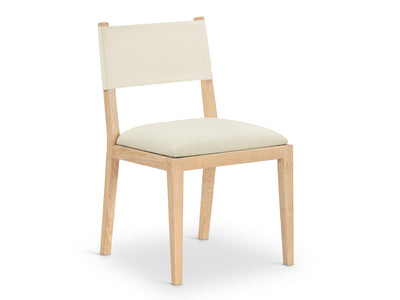 Avon 21.7" Wide Vegan Leather Dining Side Chair (Set of 2)