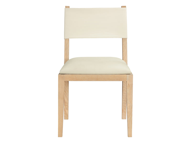 Avon 21.7" Wide Vegan Leather Dining Side Chair (Set of 2)