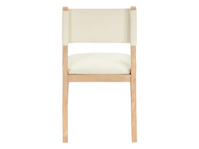 Avon 21.7" Wide Vegan Leather Dining Side Chair (Set of 2)