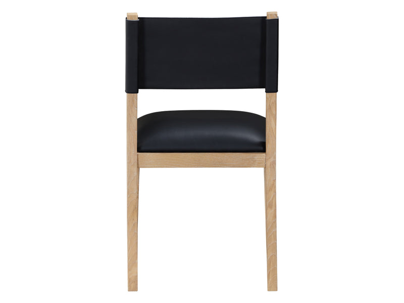 Avon 21.7" Wide Vegan Leather Dining Side Chair (Set of 2)