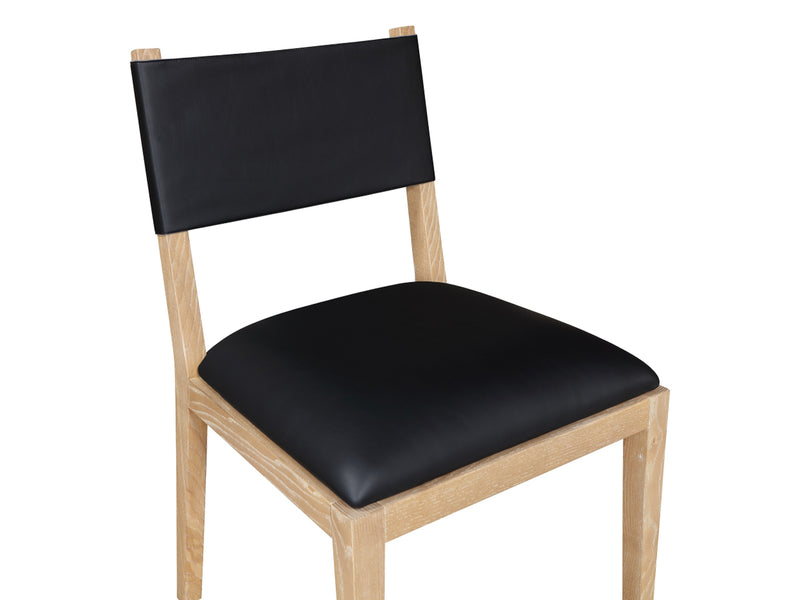 Avon 21.7" Wide Vegan Leather Dining Side Chair (Set of 2)