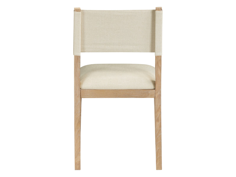 Avon 21.7" Wide Linen Textured Dining Side Chair (Set of 2)