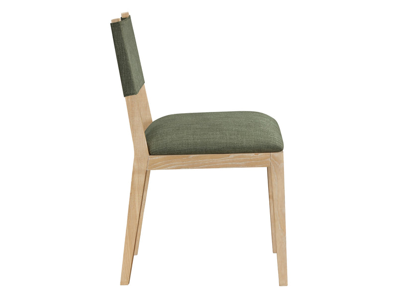 Avon 21.7" Wide Linen Textured Dining Side Chair (Set of 2)