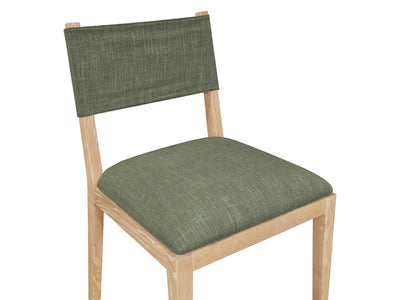 Avon 21.7" Wide Linen Textured Dining Side Chair (Set of 2)