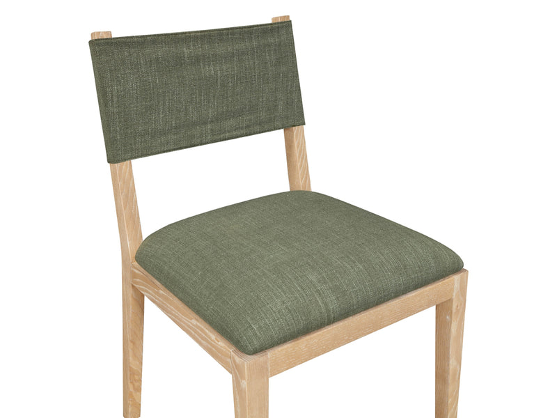 Avon 21.7" Wide Linen Textured Dining Side Chair (Set of 2)