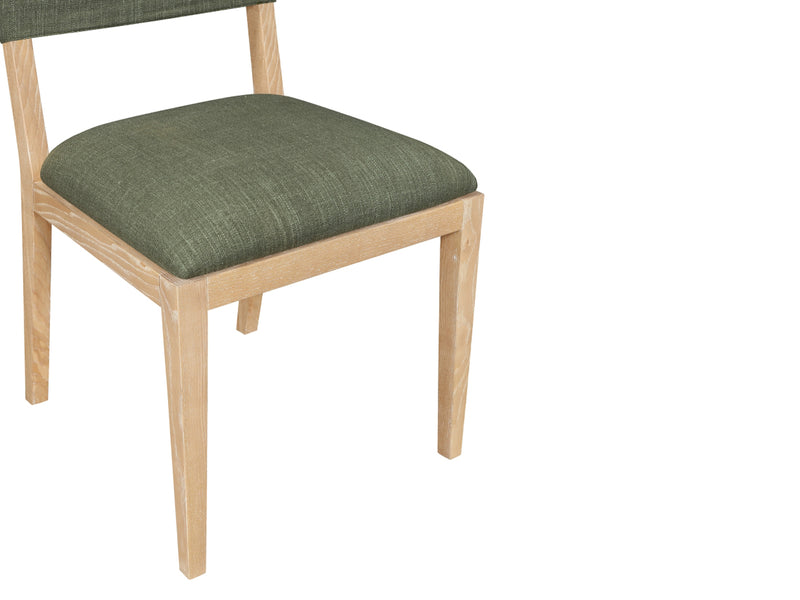 Avon 21.7" Wide Linen Textured Dining Side Chair (Set of 2)