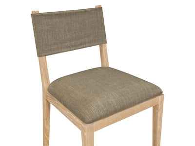 Avon 21.7" Wide Linen Textured Dining Side Chair (Set of 2)