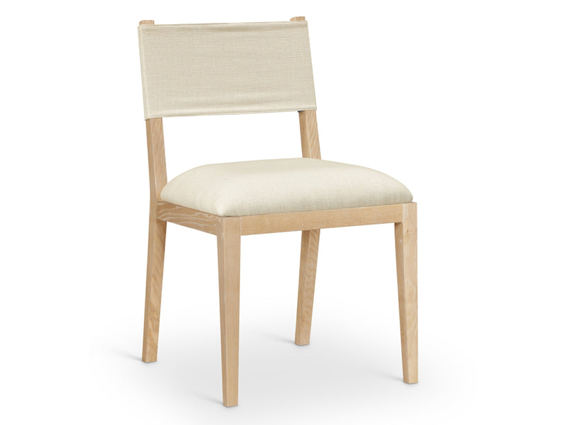 Avon 21.7" Wide Linen Textured Dining Side Chair (Set of 2)