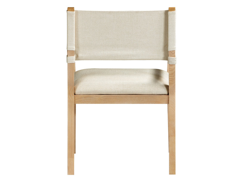 Avon 23.5" Wide Linen Textured Dining Armchair