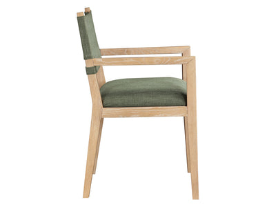 Avon 23.5" Wide Linen Textured Dining Armchair