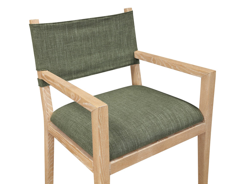 Avon 23.5" Wide Linen Textured Dining Armchair