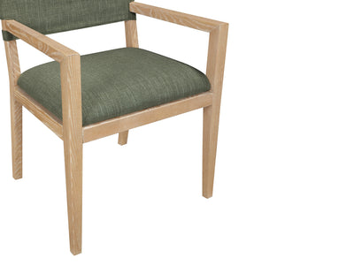 Avon 23.5" Wide Linen Textured Dining Armchair