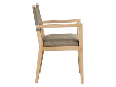 Avon 23.5" Wide Linen Textured Dining Armchair