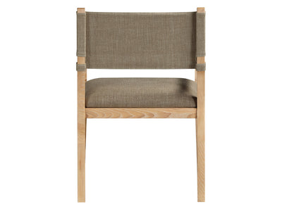 Avon 23.5" Wide Linen Textured Dining Armchair