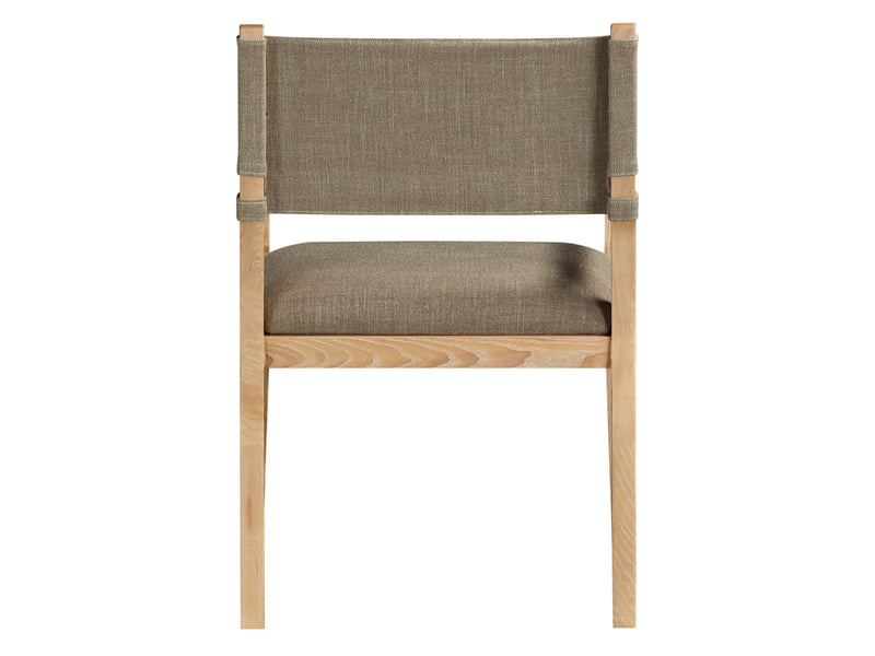Avon 23.5" Wide Linen Textured Dining Armchair