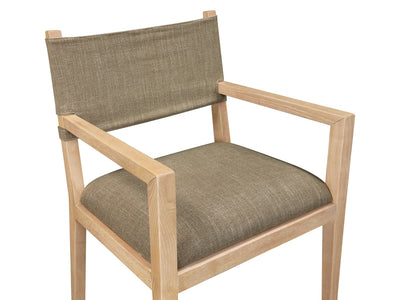 Avon 23.5" Wide Linen Textured Dining Armchair