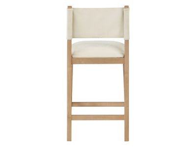 Avon 20.7" Wide Linen Textured Bar Stool