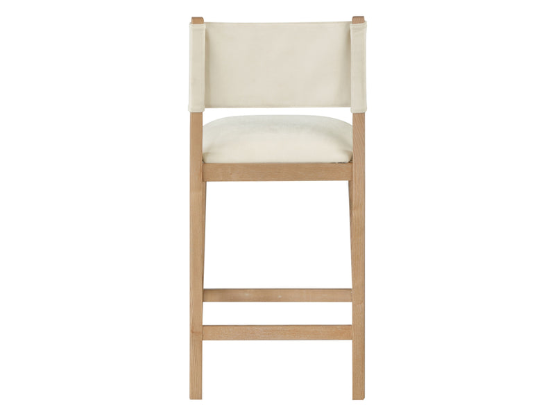 Avon 20.7" Wide Linen Textured Bar Stool