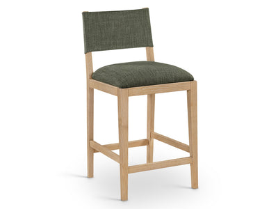 Avon 20.7" Wide Linen Textured Bar Stool