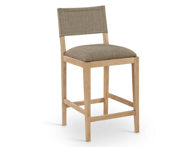 Avon 20.7" Wide Linen Textured Bar Stool