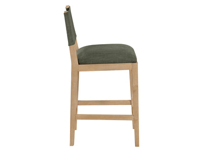 Avon 20.7" Wide Linen Textured Bar Stool