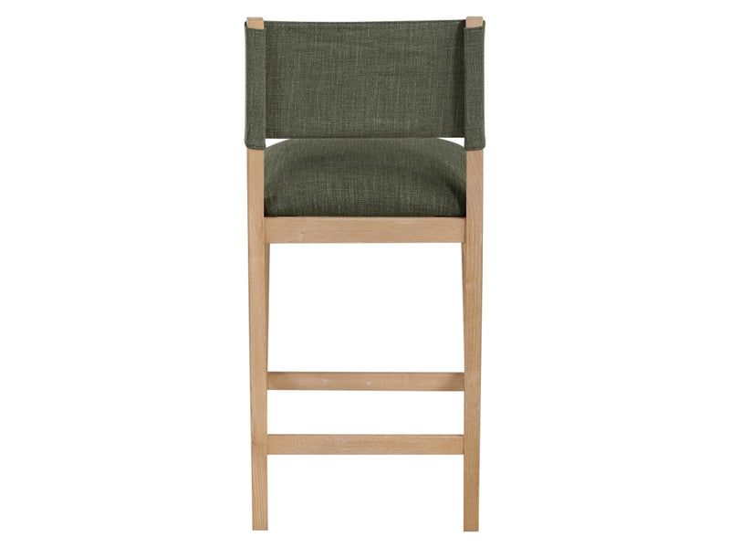Avon 20.7" Wide Linen Textured Bar Stool