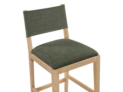 Avon 20.7" Wide Linen Textured Bar Stool