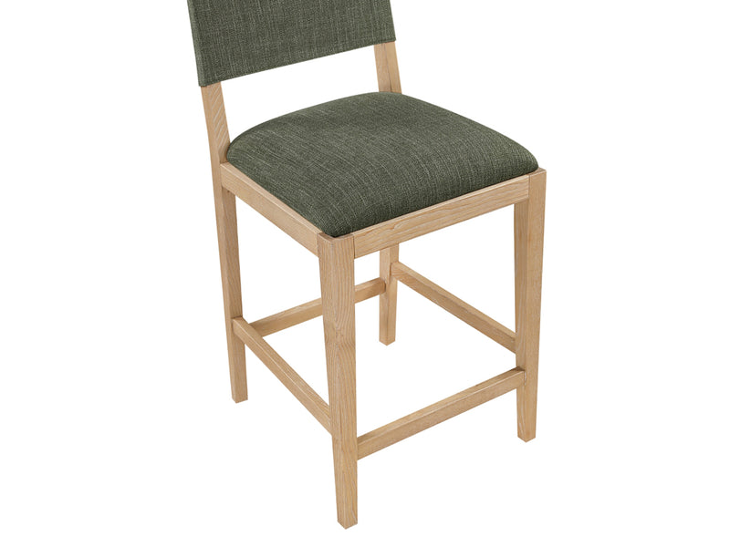 Avon 20.7" Wide Linen Textured Bar Stool