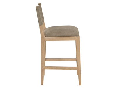 Avon 20.7" Wide Linen Textured Bar Stool