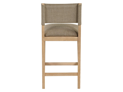 Avon 20.7" Wide Linen Textured Bar Stool