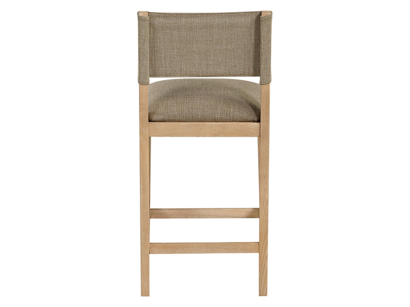 Avon 20.7" Wide Linen Textured Bar Stool