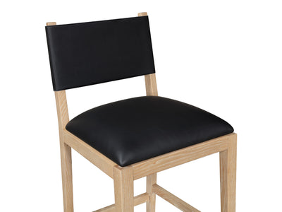 Avon 20.7" Wide Vegan Leather Bar Stool