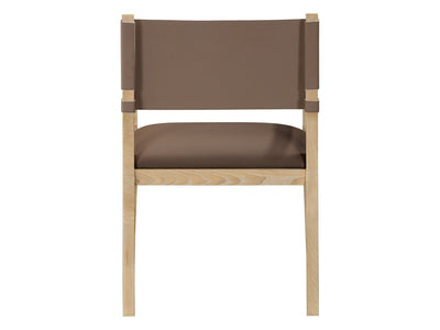 Avon 23.5" Wide Vegan Leather Dining Armchair