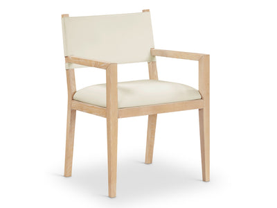 Avon 23.5" Wide Vegan Leather Dining Armchair