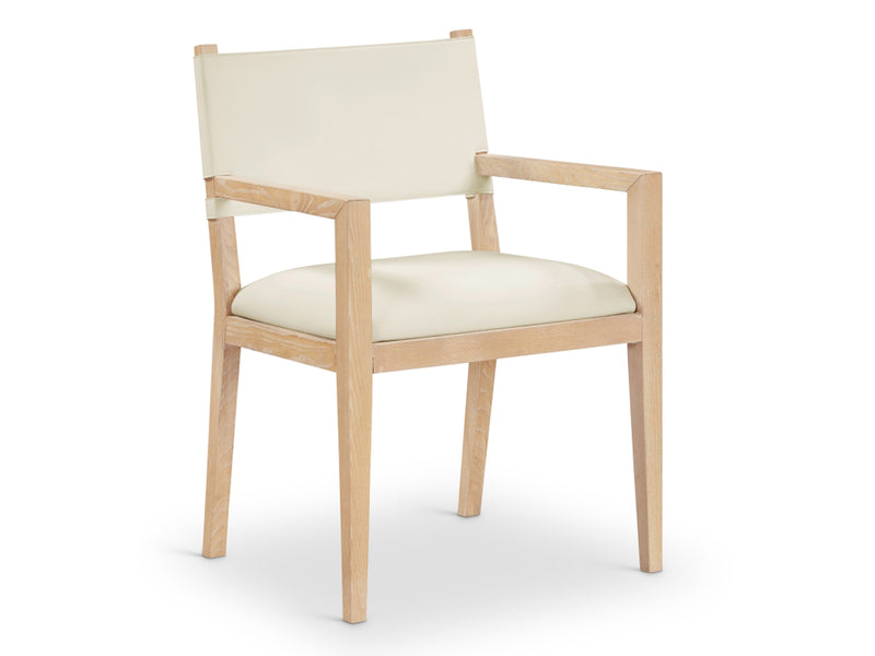 Avon 23.5" Wide Vegan Leather Dining Armchair