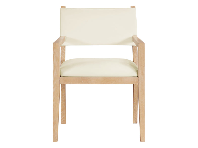 Avon 23.5" Wide Vegan Leather Dining Armchair