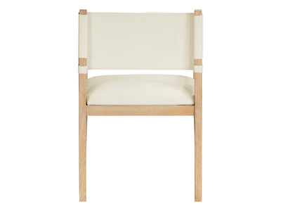 Avon 23.5" Wide Vegan Leather Dining Armchair