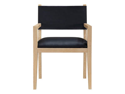 Avon 23.5" Wide Vegan Leather Dining Armchair