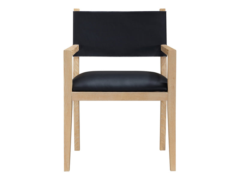 Avon 23.5" Wide Vegan Leather Dining Armchair