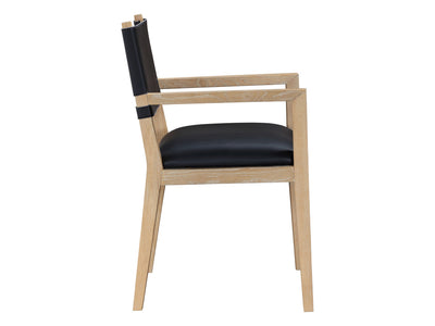 Avon 23.5" Wide Vegan Leather Dining Armchair