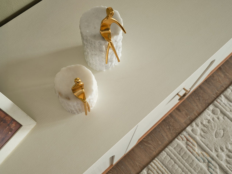 Bahama 78.7" Wide 4 Door Buffet With Mirror