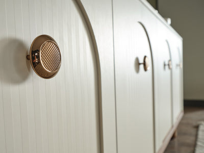 Bahama 78.7" Wide 4 Door Buffet With Mirror