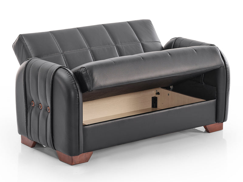 Barato Button Leather Living Room Set