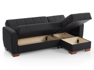Barato 85" Wide Convertible Sectional