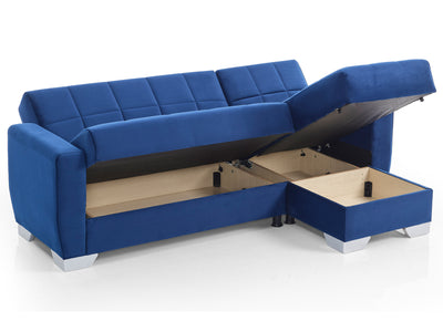 Barato 85" Wide Convertible Sectional